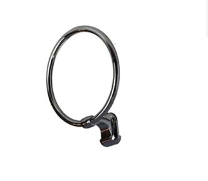 NEMSI SILVER RING TOWEL HOLDER